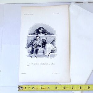 Oeuvres Choisies de Gavarni lithograph